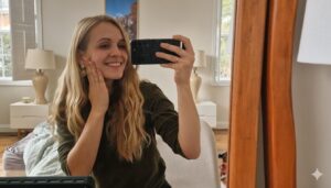 minmalist showing frugal skin care routine